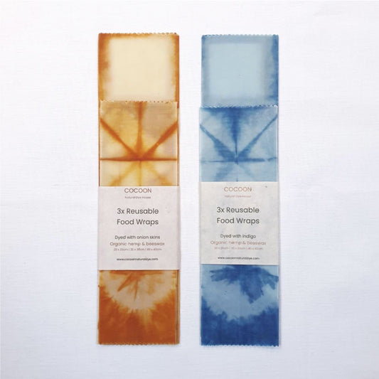 Food Wrap Beeswax food wraps. Natural Dye:  Onion (single) homeware shops bristol gift shops bristol COCOON Natural Dye House