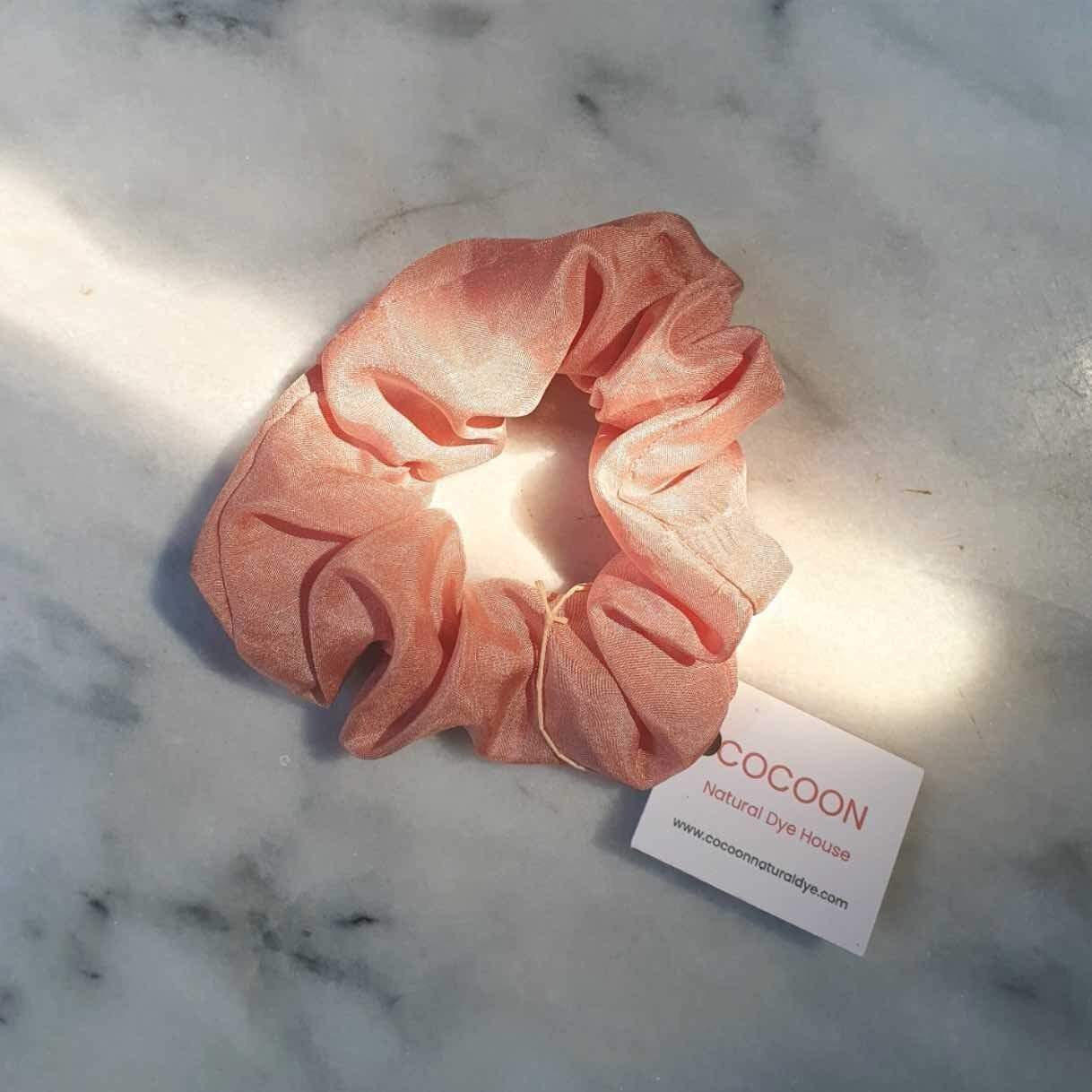 Scrunchies Naturally Dyed Silk Scrunchie homeware shops bristol gift shops bristol COCOON Natural Dye House