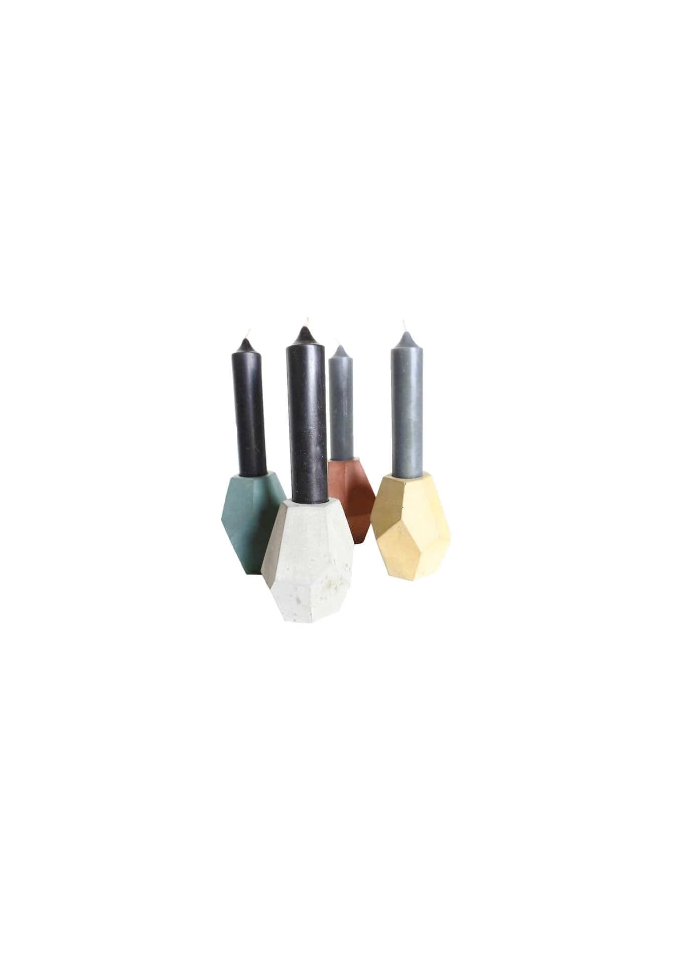 Candle Holder Concrete Candle Stick Holder homeware shops bristol gift shops bristol Fern