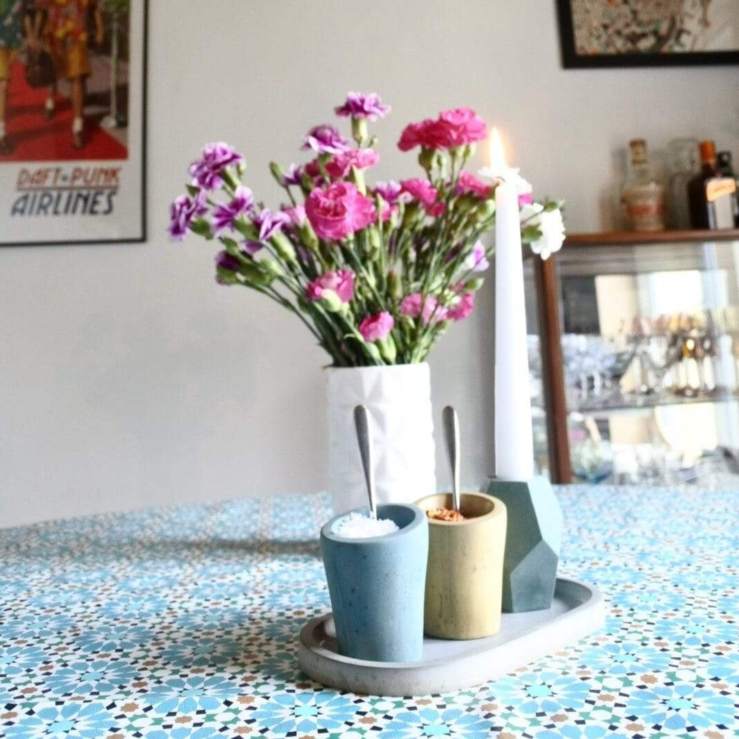Vessel Concrete Mini Vessel - Cylinder (various colours) homeware shops bristol gift shops bristol Fern