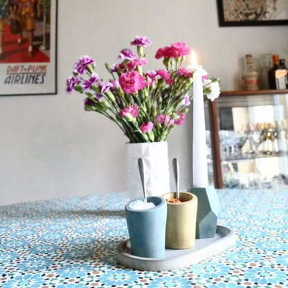 Vessel Concrete Mini Vessel - Cylinder (various colours) homeware shops bristol gift shops bristol Fern