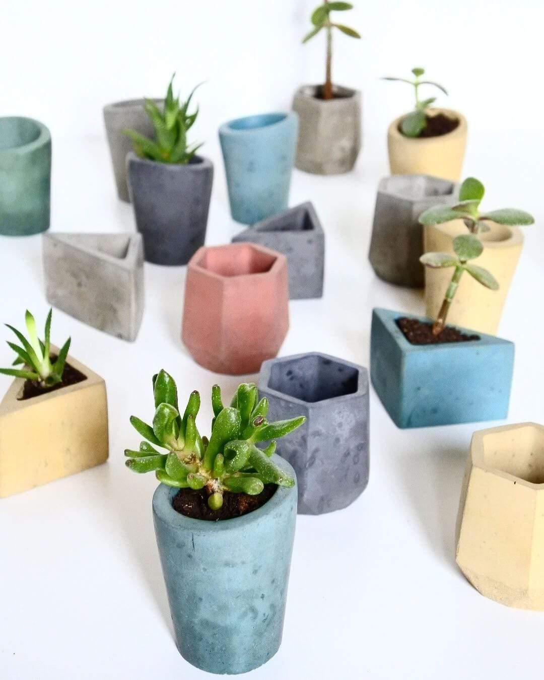 Vessel Concrete Mini Vessel Triangle homeware shops bristol gift shops bristol Fern