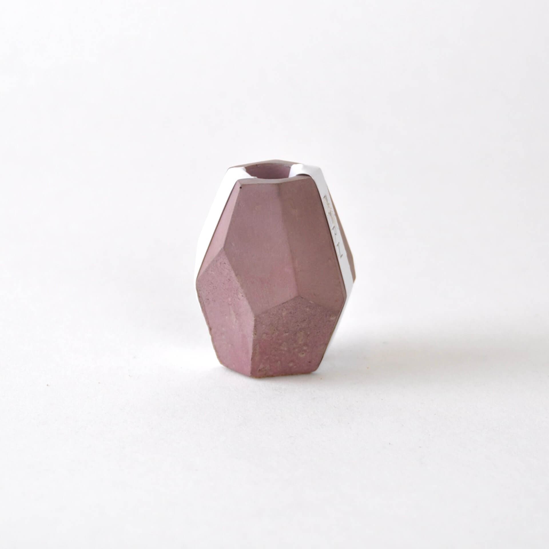 Candle Holder Plum Concrete Candle Stick Holder homeware shops bristol gift shops bristol Fern