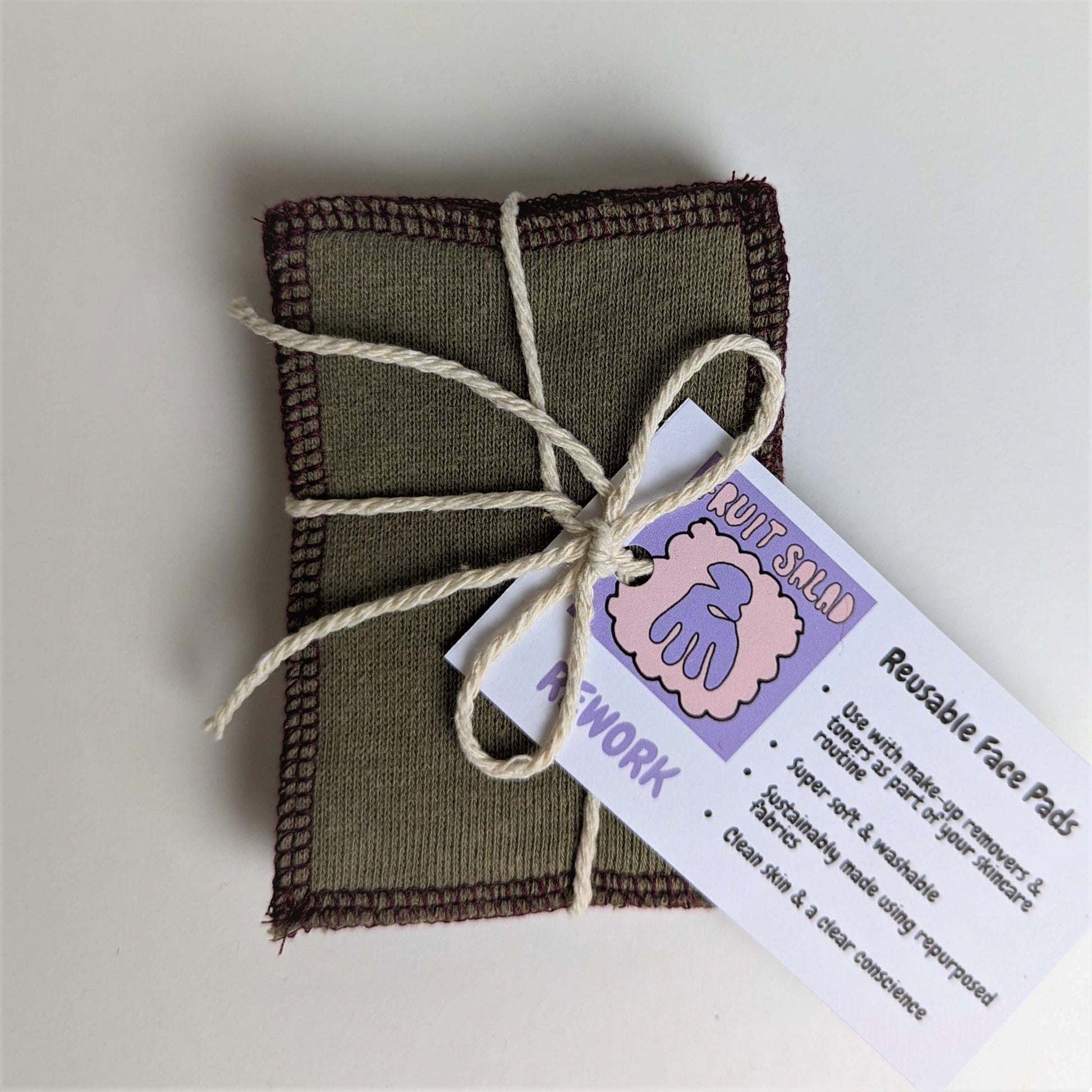 Reusable Face Pads Reusable Face Pads - Green Tones homeware shops bristol gift shops bristol Fruit Salad