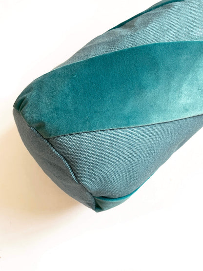 Cushion Blues Helter Skelter Bolster Cushion homeware shops bristol gift shops bristol Fun Makes Good