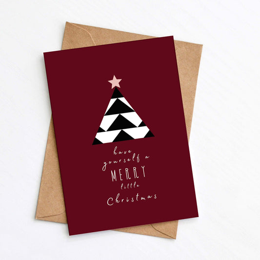Greetings Card Have Yourself A Merry Little Christmas Card homeware shops bristol gift shops bristol Greenwich Paper Studio