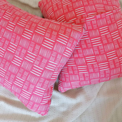 Cushion Lilac & Pink Handwoven Cushion homeware shops bristol gift shops bristol Honest Weaves