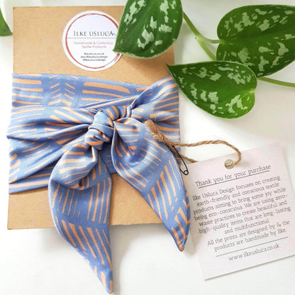 Head Scarf Head Scarf in 'Pearl' Print homeware shops bristol gift shops bristol Ilke Usluca Design
