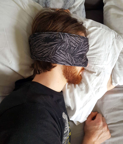 Sleep Mask Sleep Mask (Total Blackout) 'Black Calm' homeware shops bristol gift shops bristol Ilke Usluca Design