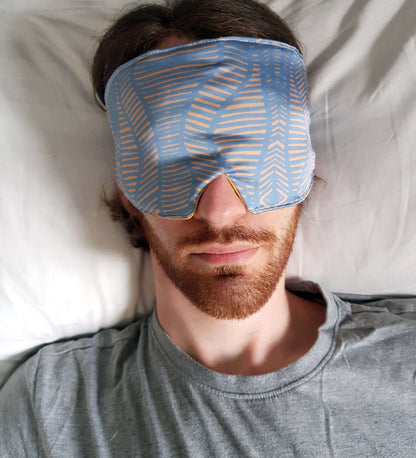Sleep Mask Sleep Mask (Reversible) Bamboo Silk 'Pearl' homeware shops bristol gift shops bristol Ilke Usluca Design