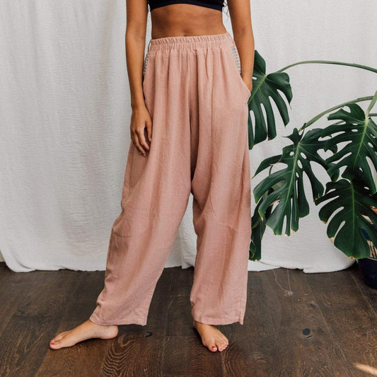 Trousers Inka Harem Trousers - Dusty Pink - UK 8-14 homeware shops bristol gift shops bristol Inka Free