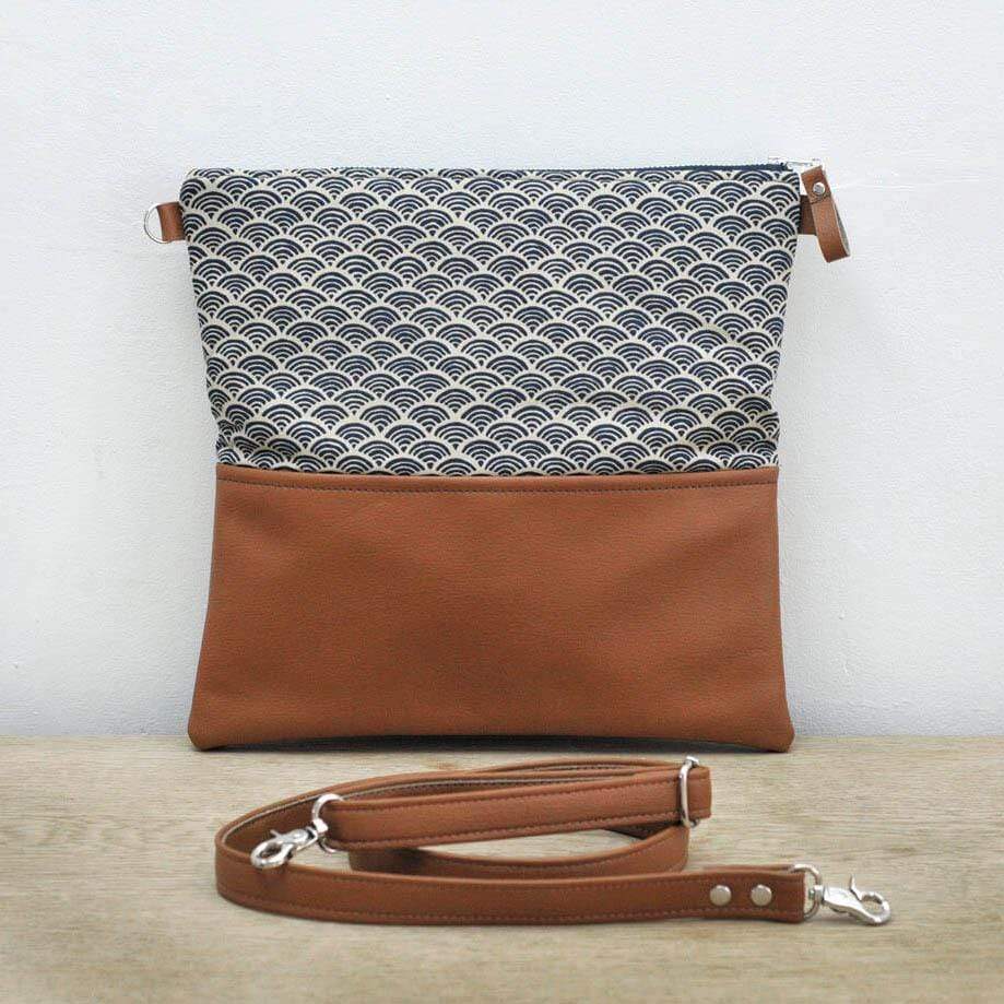 Bag Dahlia Fold Over Bag homeware shops bristol gift shops bristol Lauren Holloway
