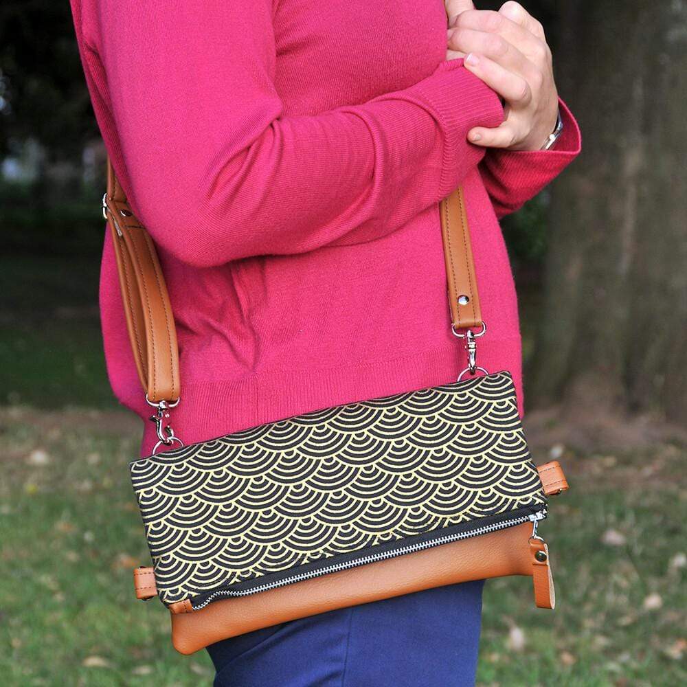 Bag Dahlia Fold Over Bag homeware shops bristol gift shops bristol Lauren Holloway