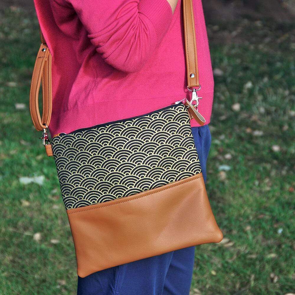 Bag Dahlia Fold Over Bag homeware shops bristol gift shops bristol Lauren Holloway
