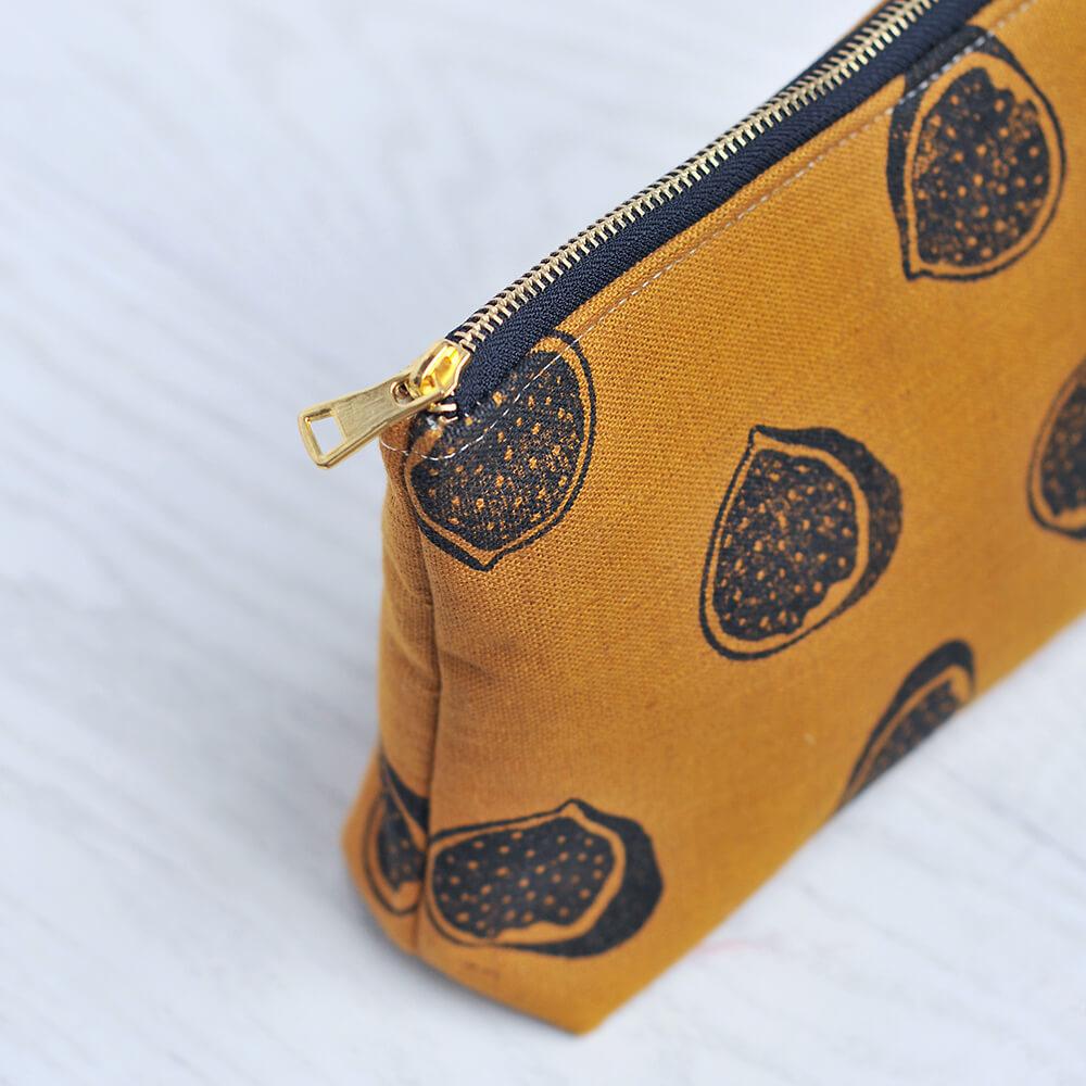 Make Up Bag Linen Makeup/ Wash Bag homeware shops bristol gift shops bristol Lauren Holloway
