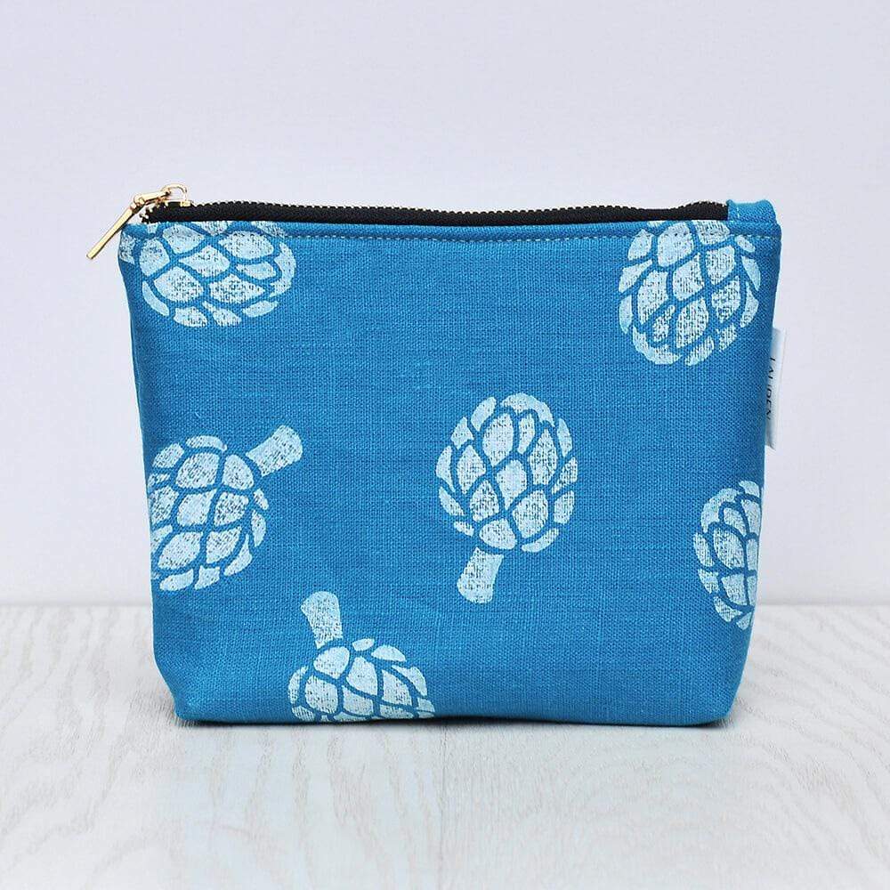 Make Up Bag Linen Makeup/ Wash Bag homeware shops bristol gift shops bristol Lauren Holloway