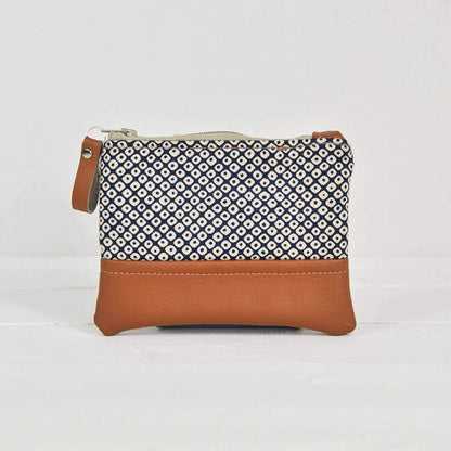 Purse / Wallet Coin Purse - Navy Diamond homeware shops bristol gift shops bristol Lauren Holloway