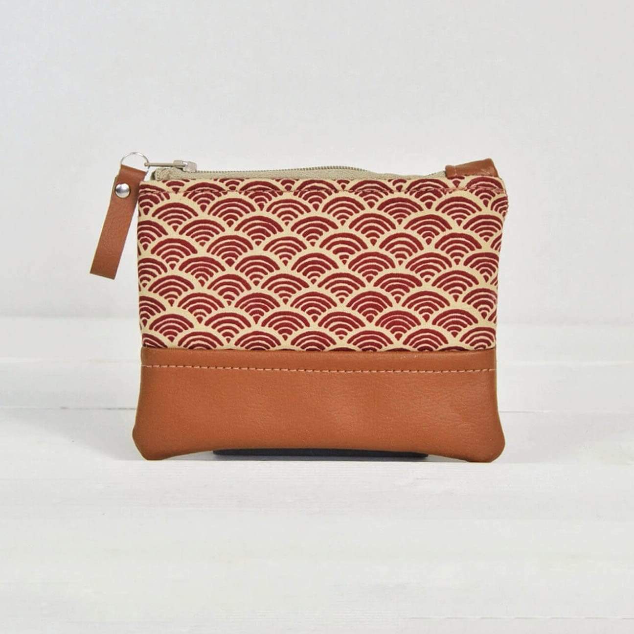 Purse / Wallet Large Coin Purse - Red Wave homeware shops bristol gift shops bristol Lauren Holloway