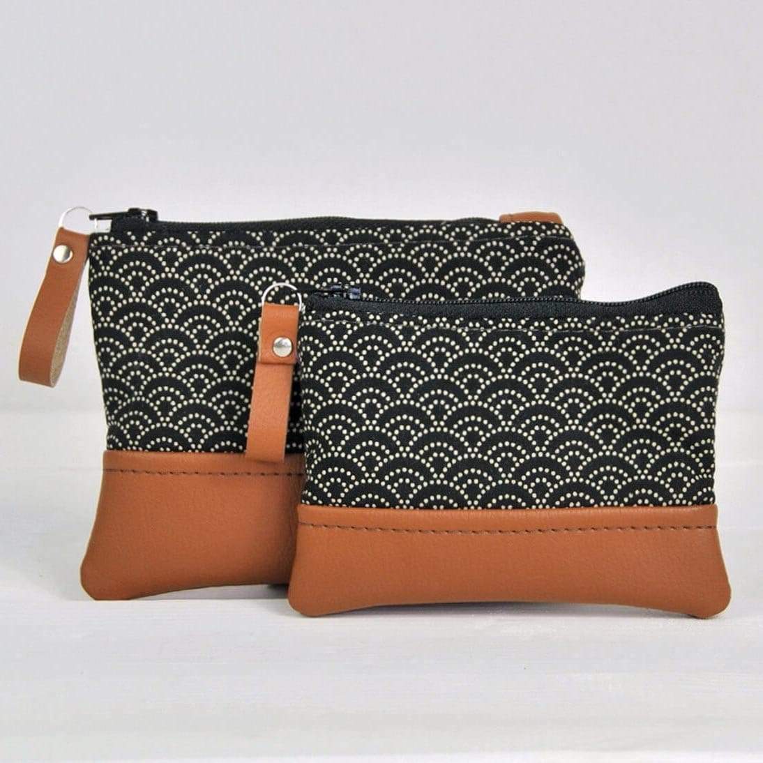 Purse / Wallet Large Coin Purse - Dark Wave homeware shops bristol gift shops bristol Lauren Holloway