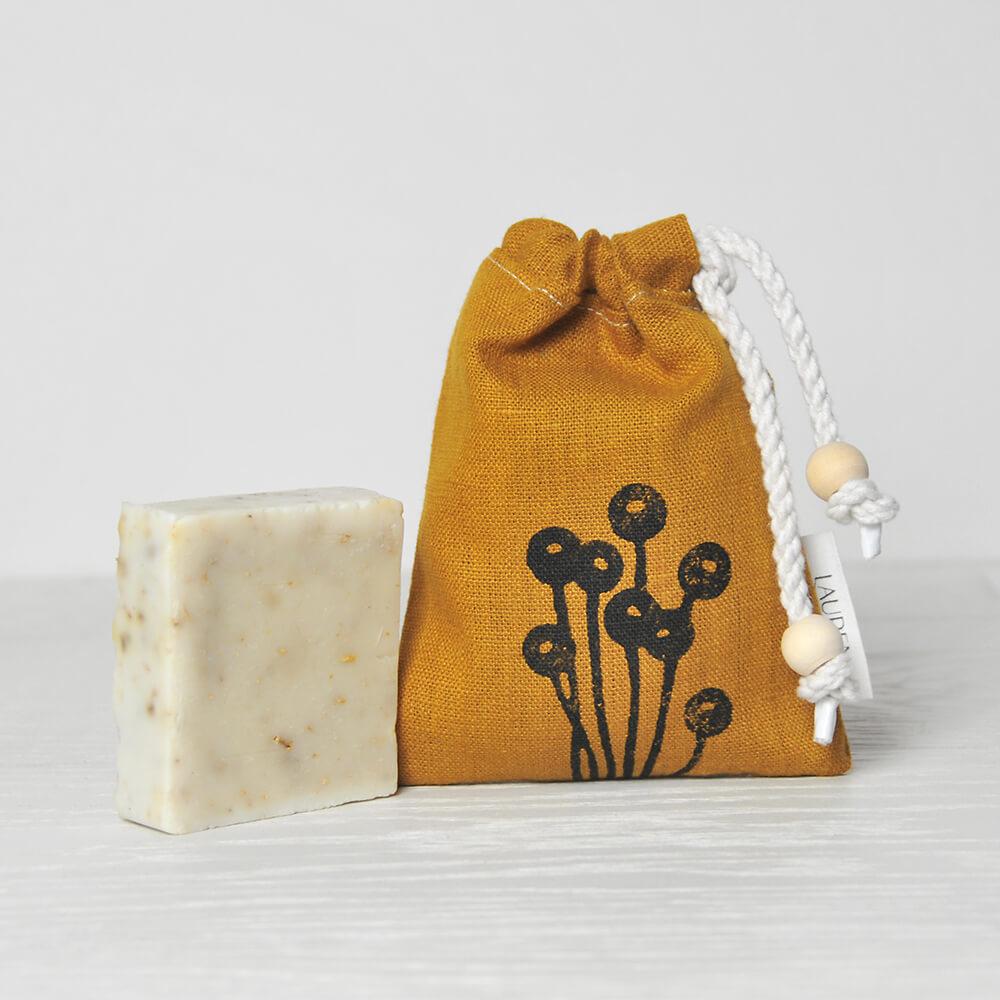 Soap Bag Linen Soap Bag homeware shops bristol gift shops bristol Lauren Holloway