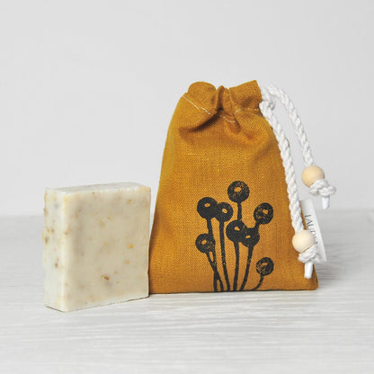 Soap Bag Linen Soap Bag homeware shops bristol gift shops bristol Lauren Holloway