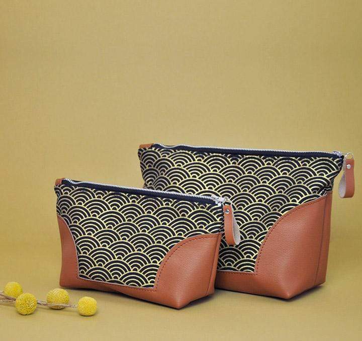 Washbag Large / Red Wave Toiletry Bag (various sizes and designs) homeware shops bristol gift shops bristol Lauren Holloway