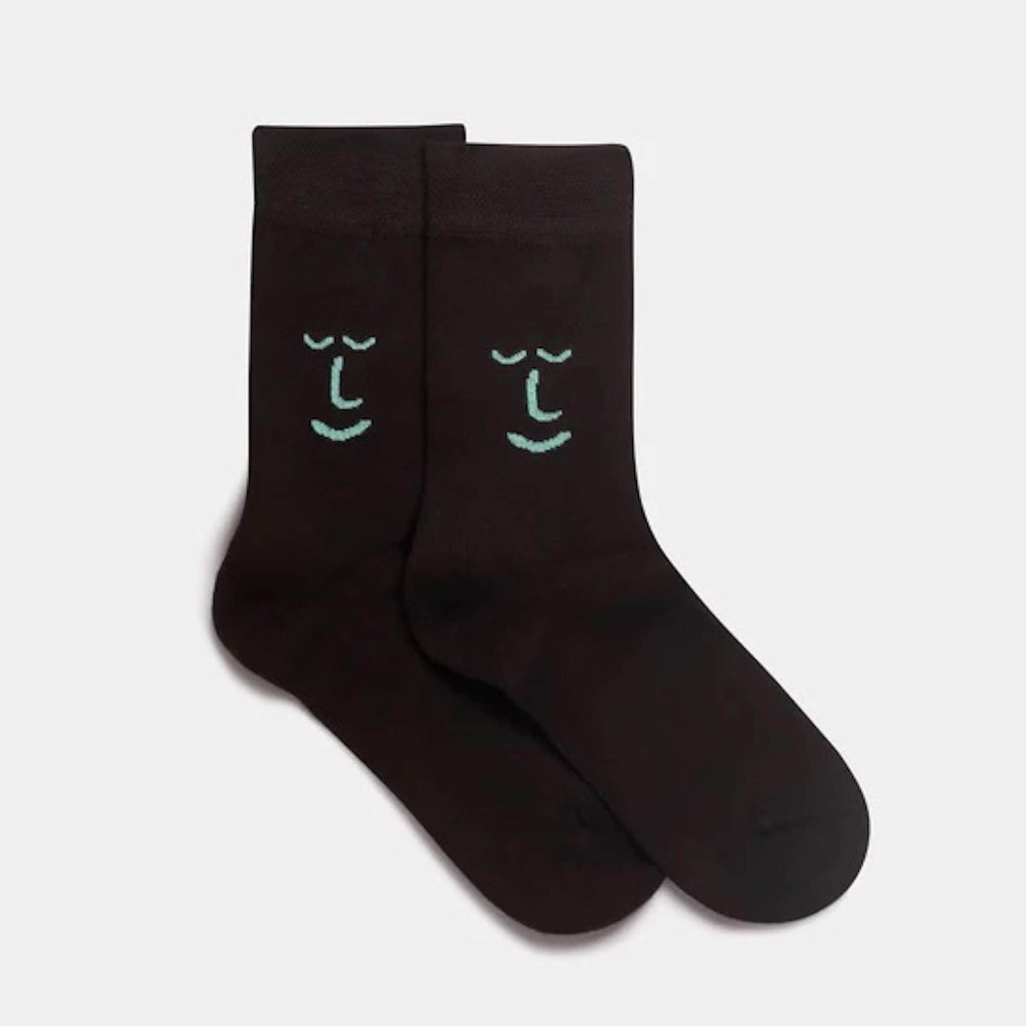 Socks UK SIZE 4 - 7 Smiley Bamboo Socks - 'Hot Sock-olate' Brown homeware shops bristol gift shops bristol Leiho