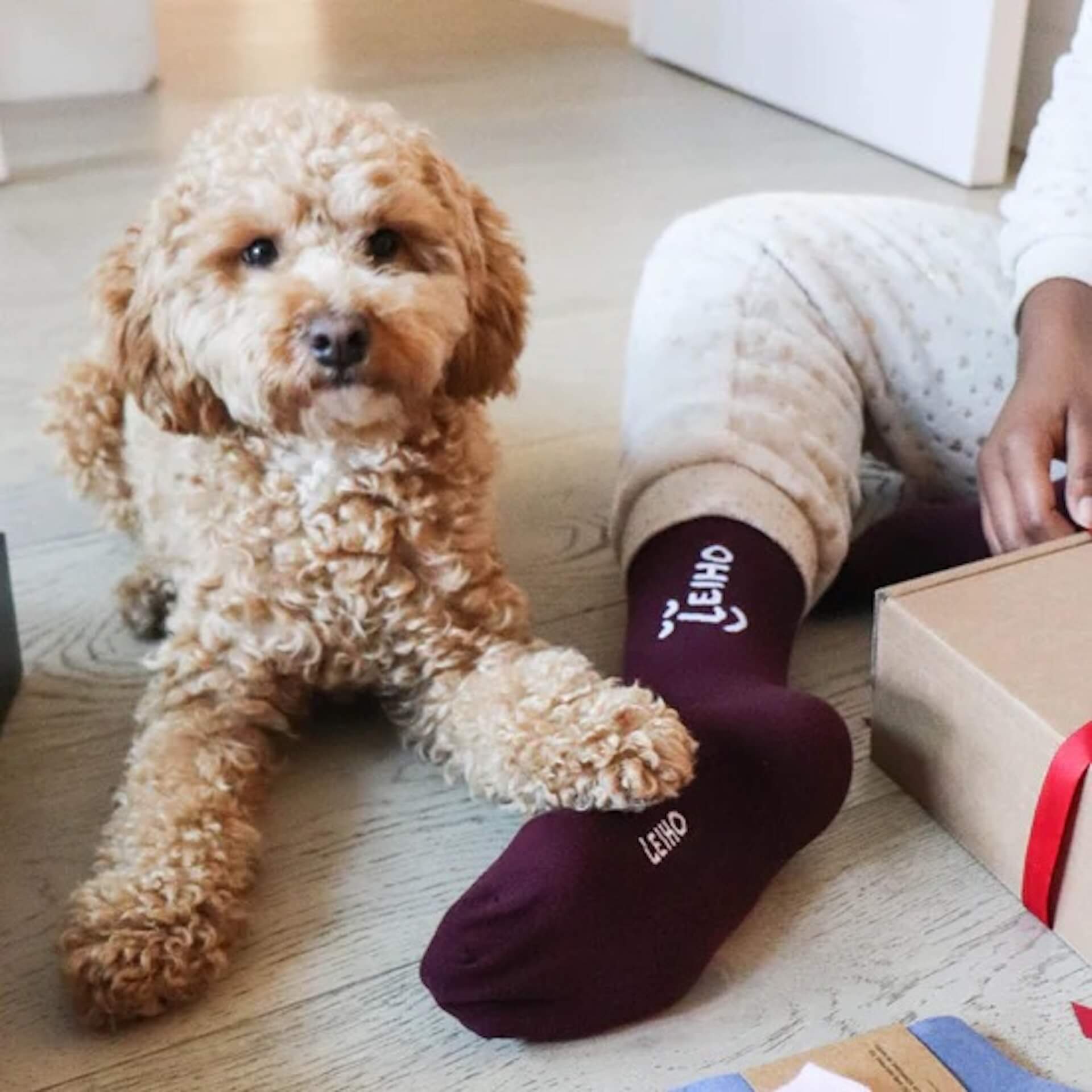 Socks Smiley Bamboo Socks - 'Your Favourite' Burgundy Red homeware shops bristol gift shops bristol Leiho