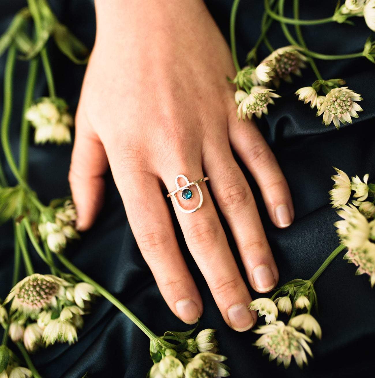 Ring Lima Lima Temple Ring With NZ Paua homeware shops bristol gift shops bristol Lima Lima