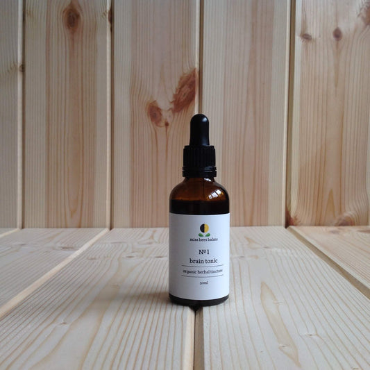 Wellbeing Brain Tonic - Organic Herbal Tincture homeware shops bristol gift shops bristol Miss Bees Balms
