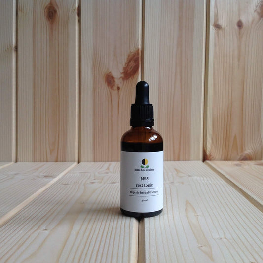 Wellbeing Rest Tonic - Organic Herbal Tincture homeware shops bristol gift shops bristol Miss Bees Balms