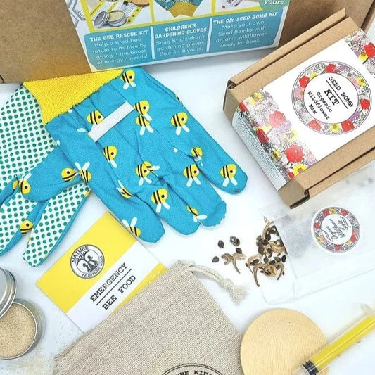 Making Kits Flower Bomb and Bee Rescue Duo Gift Set homeware shops bristol gift shops bristol Nature Nurture Kids