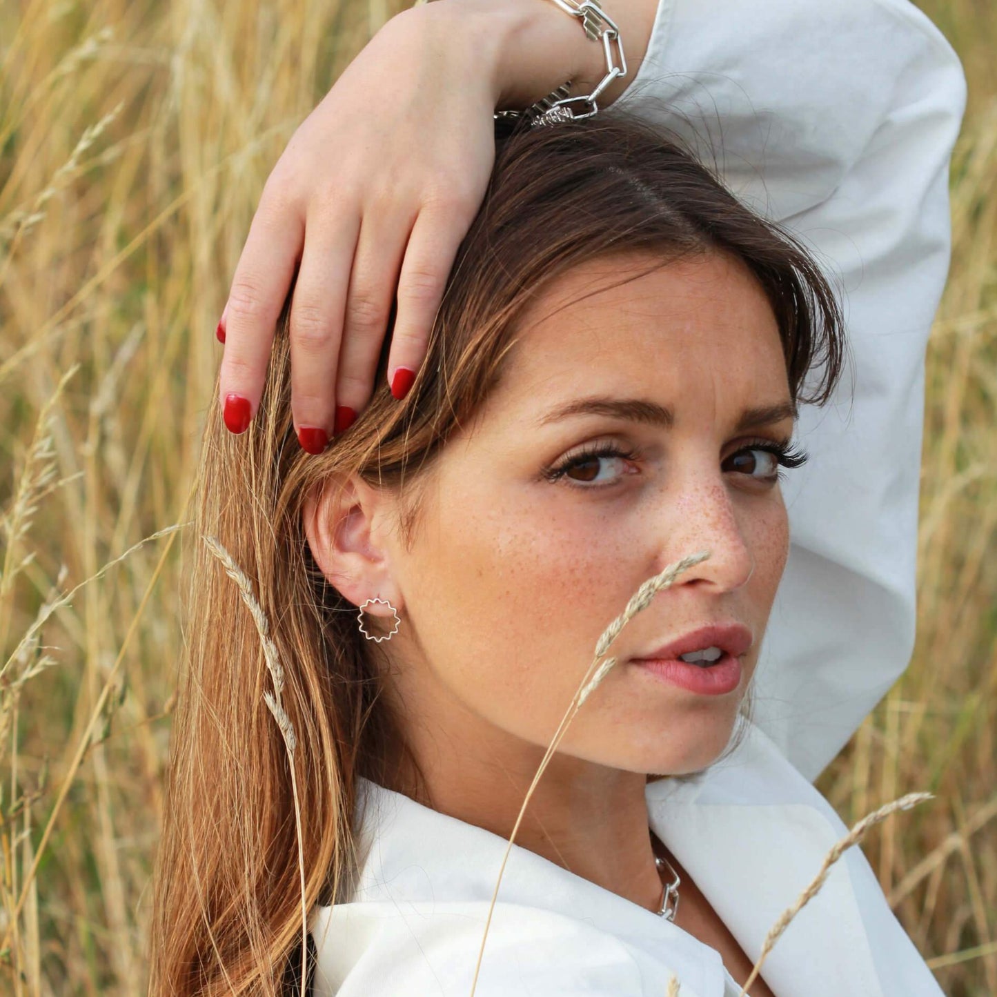 Earrings Ondulée Mini Earrings in Eco Silver or Gold homeware shops bristol gift shops bristol Olivia Taylor