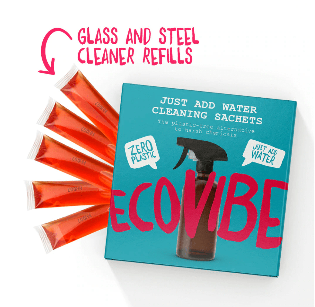 Eco Cleaning Products Glass & Steel Eco Cleaner Refill homeware shops bristol gift shops bristol Ecovibe