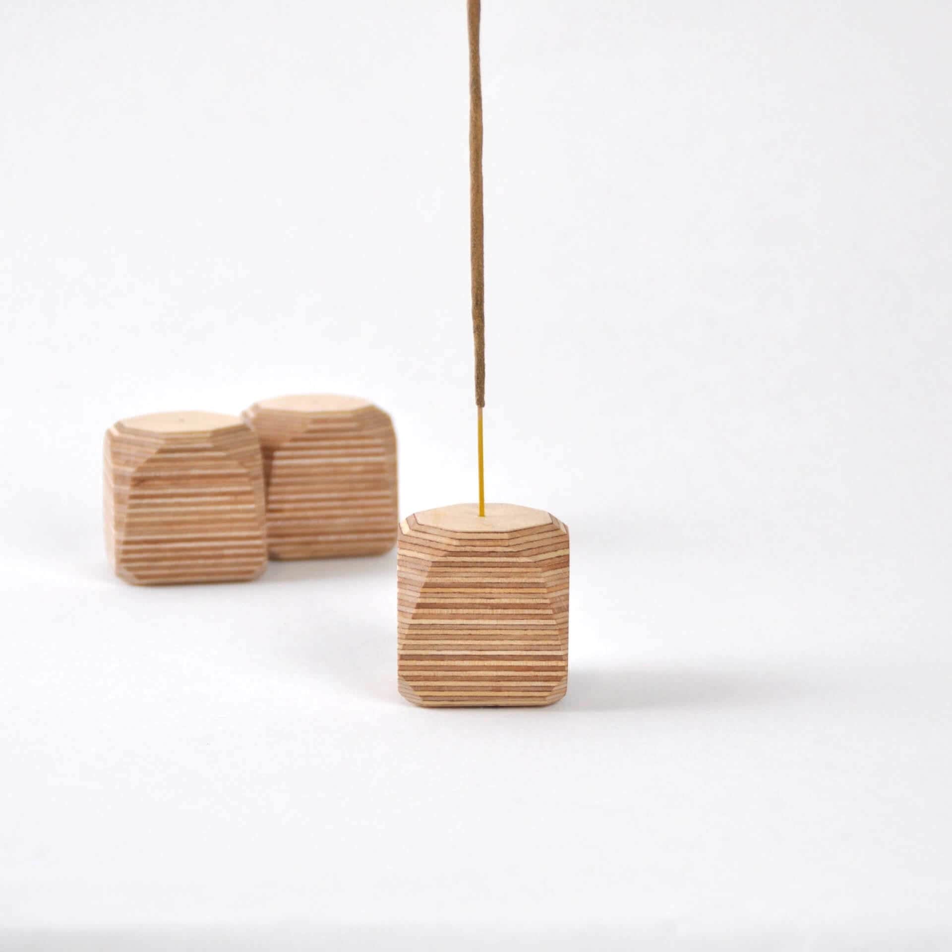 Incense Holder Geo Wooden Incense Holders homeware shops bristol gift shops bristol PRIORMADE