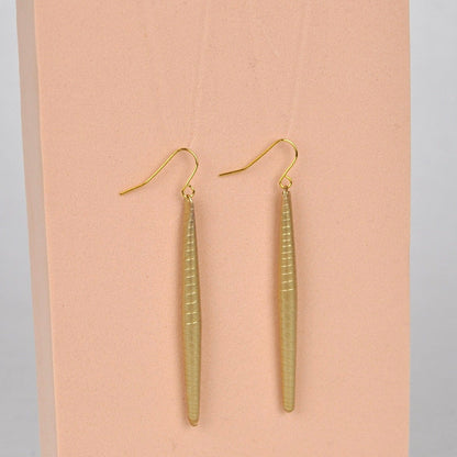 Earrings Fully Gold Recycled Paper Bead Earrings (Gold & Half Colour Options) homeware shops bristol gift shops bristol Quazi Design
