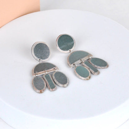 Earrings Sage Recycled Paper Nesta Earrings (Various Colours) homeware shops bristol gift shops bristol Quazi Design