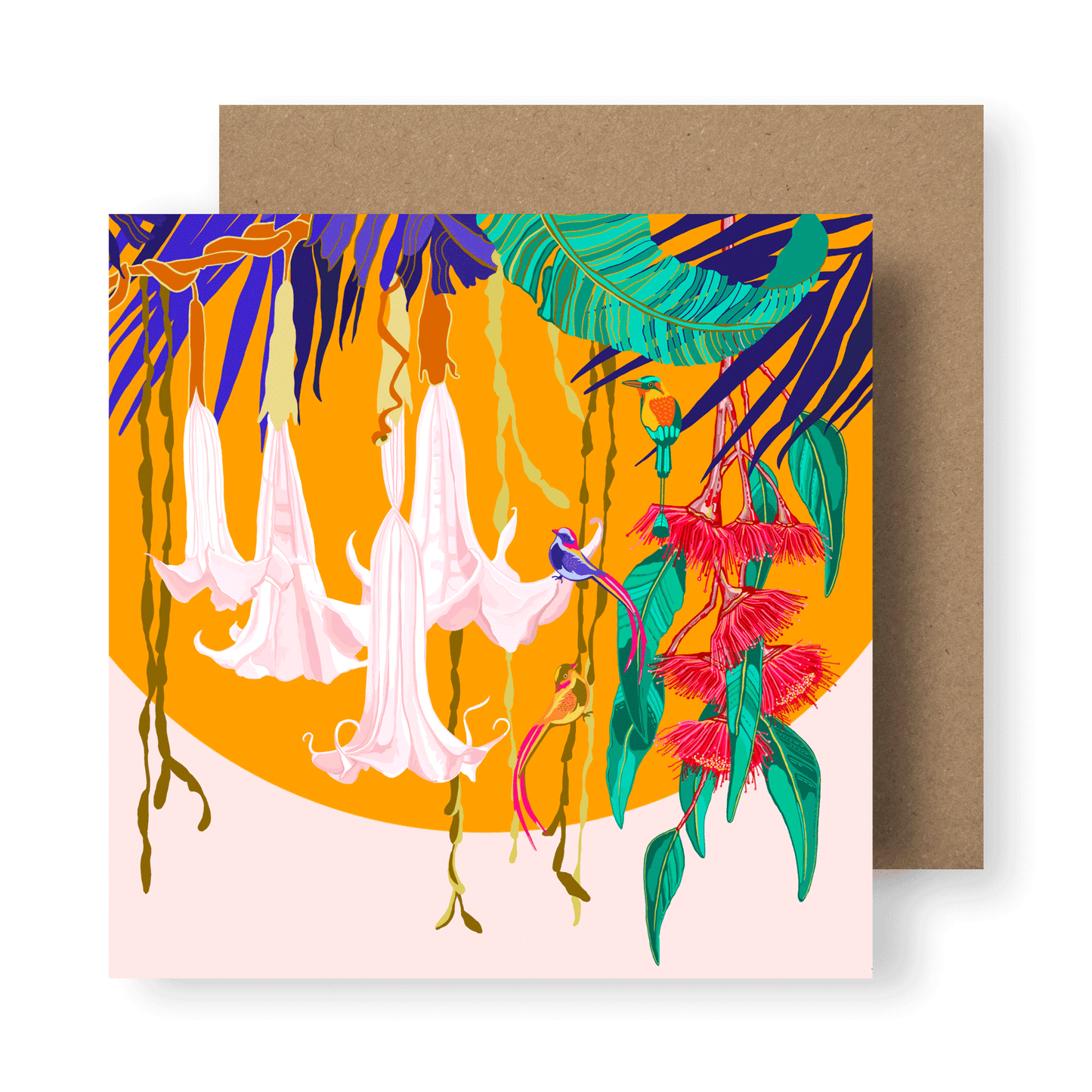 Greetings Card Tropical Canopy Series No. 2 Greetings Card homeware shops bristol gift shops bristol Rosie Reiter