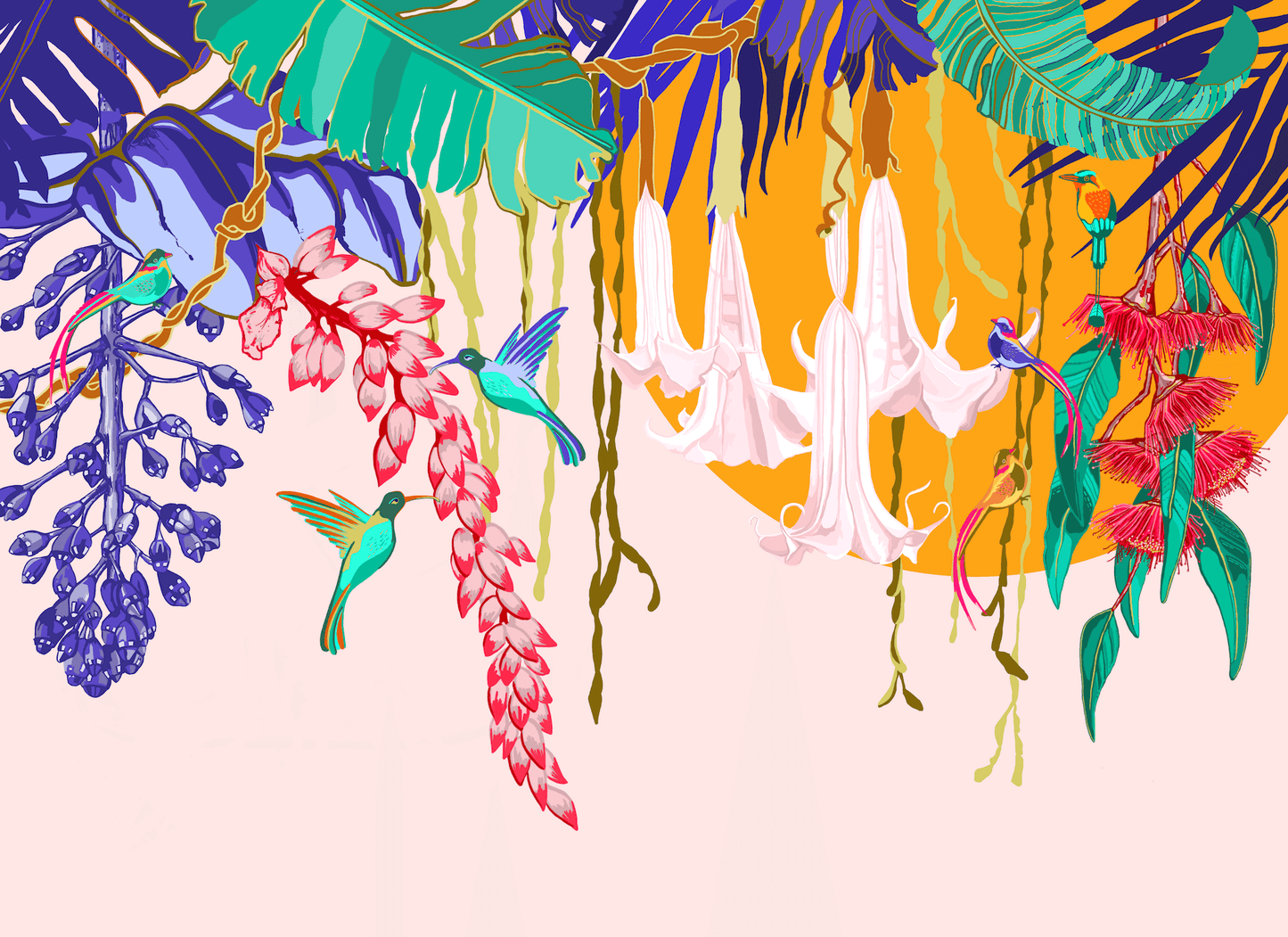 Print Tropical Canopy Print homeware shops bristol gift shops bristol Rosie Reiter