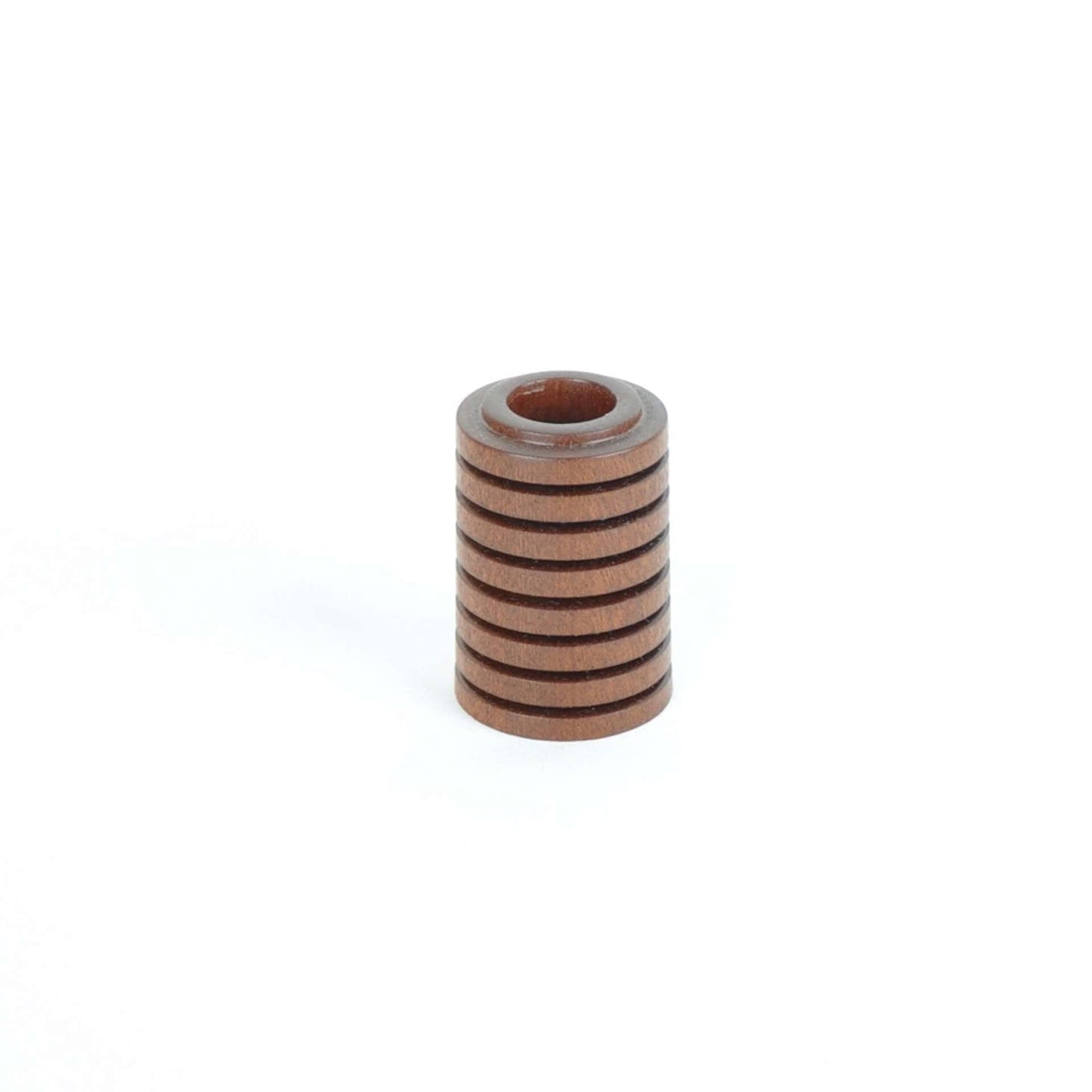 Candle Holder Ribbed Wooden Candle Holders - Sapele homeware shops bristol gift shops bristol Something From The Turnery