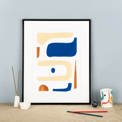 Prints Ezra Giclée prints from original collages (various designs) homeware shops bristol gift shops bristol Studio Fae