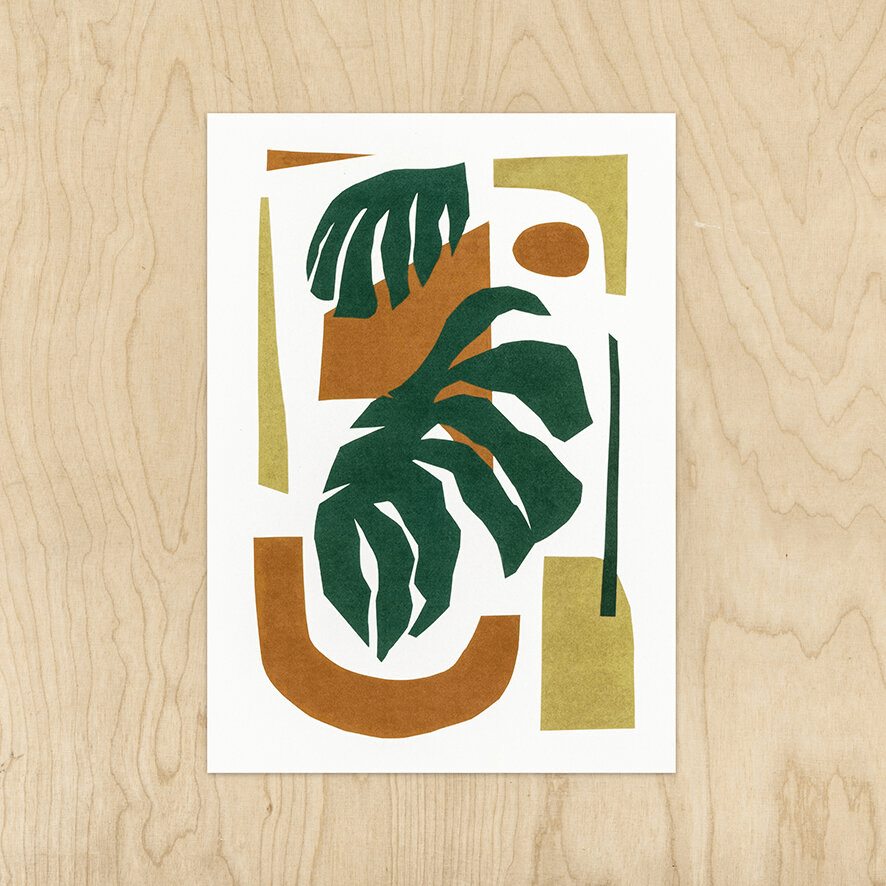 Prints Palm Sunday Plant Prints - recycled cotton paper (various designs) homeware shops bristol gift shops bristol Studio Fae