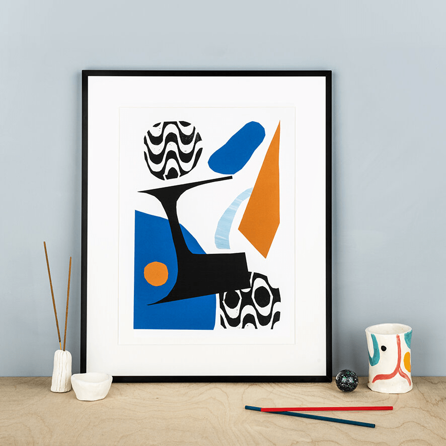 Prints Slow Down Giclée prints from original collages (various designs) homeware shops bristol gift shops bristol Studio Fae