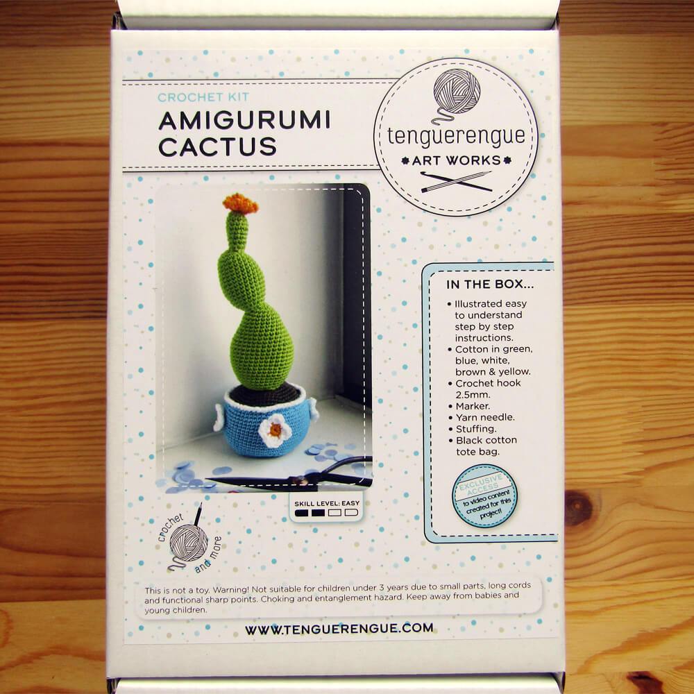 Art & Craft Kits Crochet Kit: Cactus with Crochet Pot homeware shops bristol gift shops bristol Tenguerengue