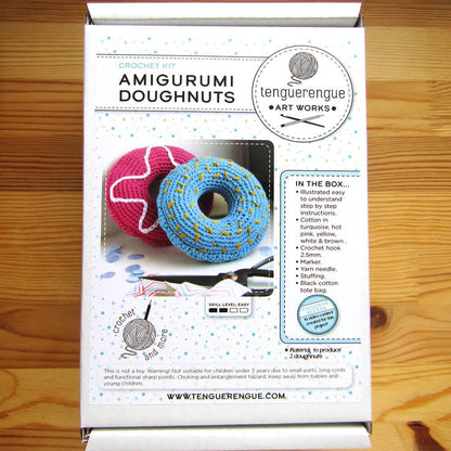 Art & Craft Kits Crochet Kit: Doughnuts homeware shops bristol gift shops bristol Tenguerengue