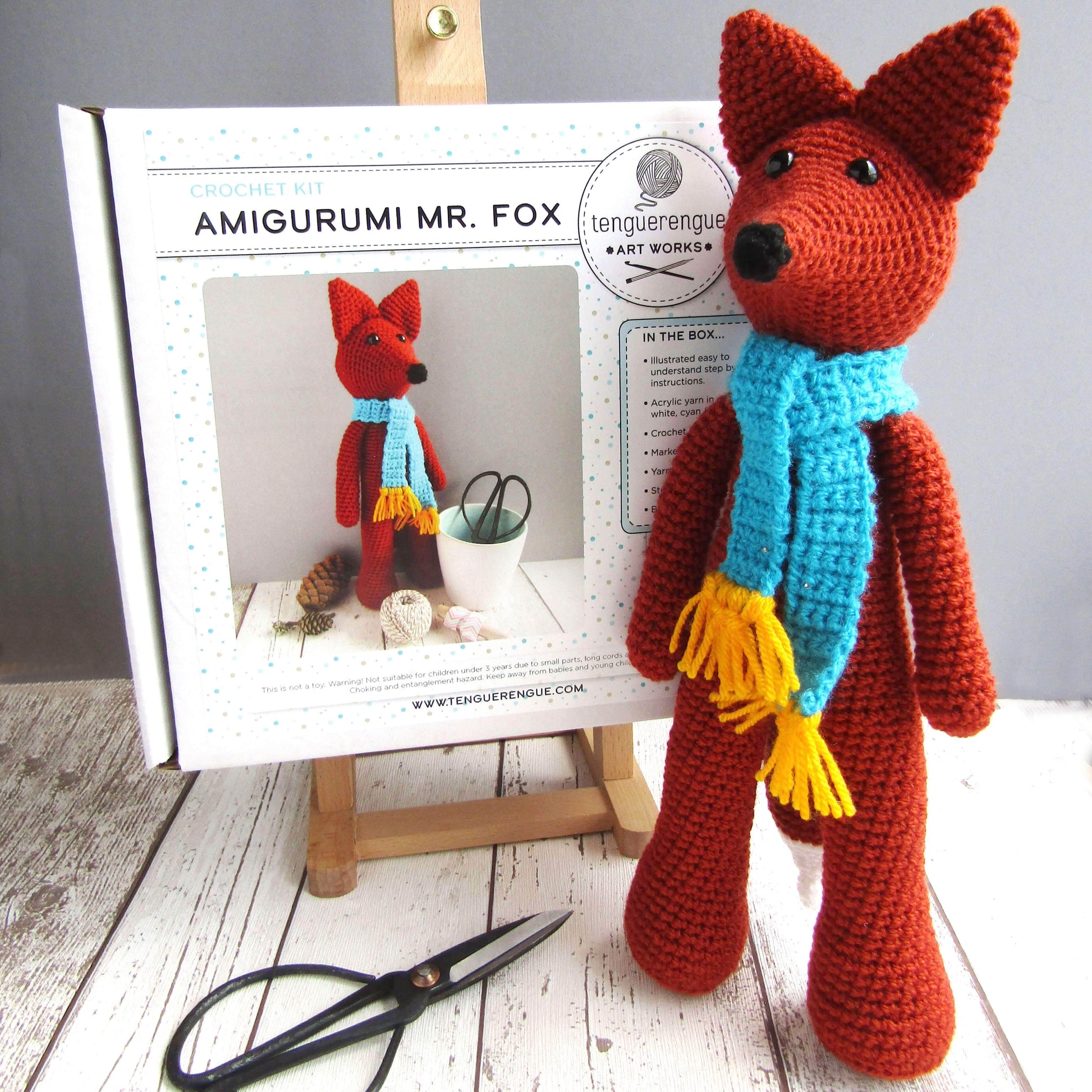 Art & Craft Kits Crochet Kit: Fox homeware shops bristol gift shops bristol Tenguerengue