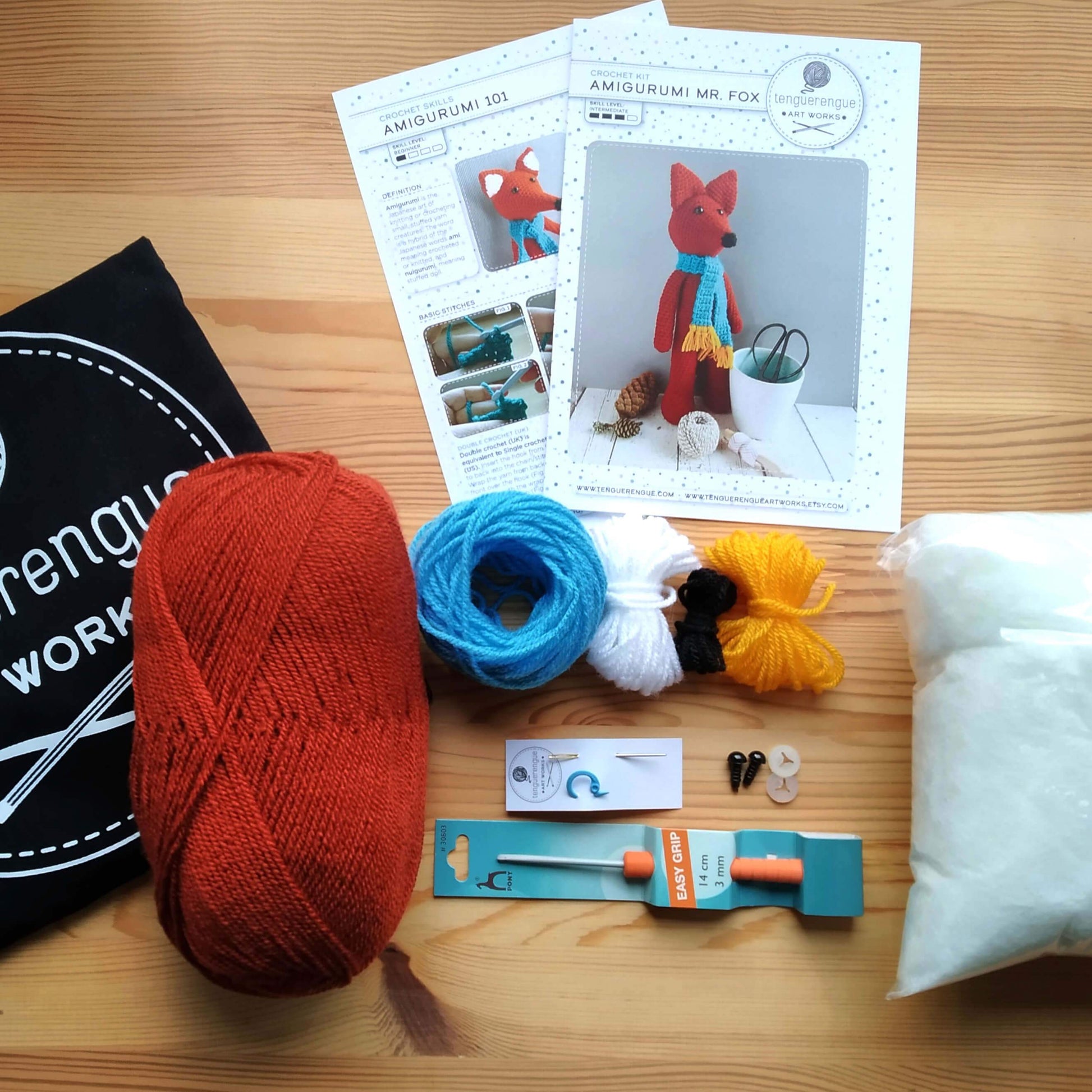 Art & Craft Kits Crochet Kit: Fox homeware shops bristol gift shops bristol Tenguerengue