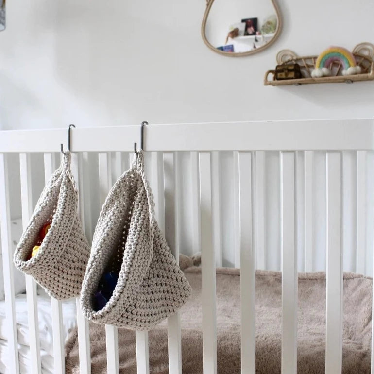 Baskets Hanging Storage Bag - Cotton homeware shops bristol gift shops bristol The Unraveling