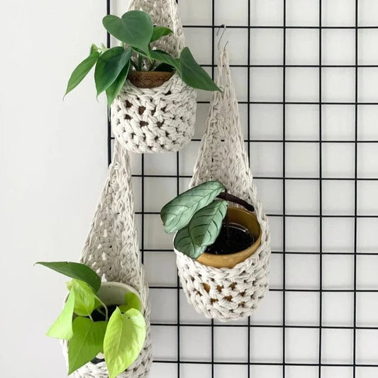 Baskets Hanging Wall Planter - Cotton homeware shops bristol gift shops bristol The Unraveling