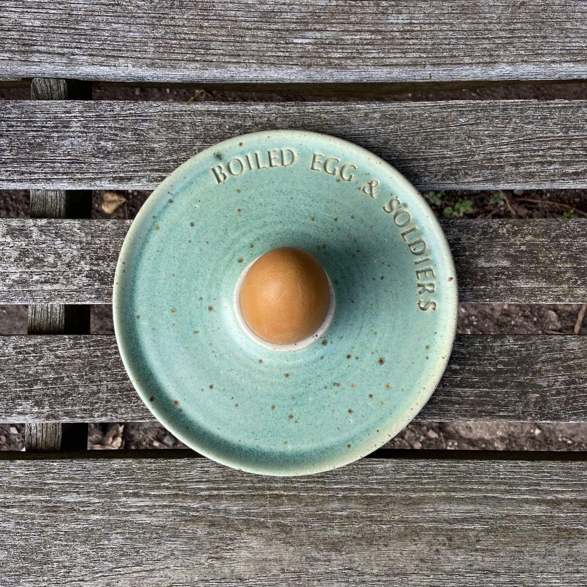 Ceramics Eucalyptus Boiled Egg & Soldier Plate (various colours) homeware shops bristol gift shops bristol The Village Pottery